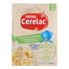 Nestlé Cerelac Biscuit Flour for Fruit Porridge Gluten Free | 300 g
