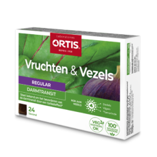 Ortis Intestinal Transit Fruits & Fiber Regular | 24 chewing cubes
