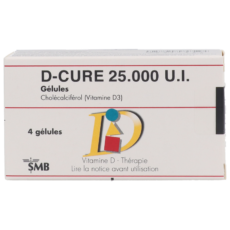 D-Cure 25,000 I.E. | 4 capsules