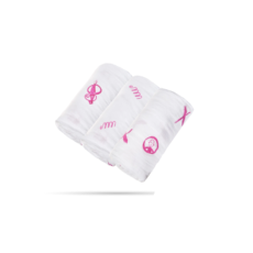 Matchstick Monkey Cotton Hydrophilic Cloth Pink | 3 pcs.