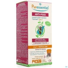 Puressentiel Anti-Lice 2 in 1 Treating Mask Shampoo + Comb | 150 ml