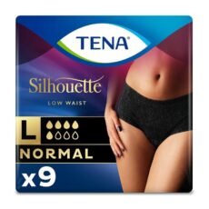 Tena Silhouette Noir L Normal | 9 pieces