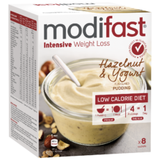 Modifast Intensive Pudding Hazelnut & Yogurt | 8 x 55 g
