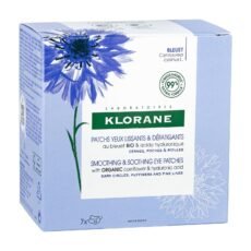 Klorane Smoothing & Soothing Eye Patches with Organic Cornflower | 7 x 2 pieces