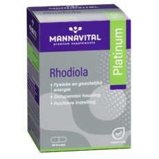 Mannavital Rhodiola Platinum | 60 capsules
