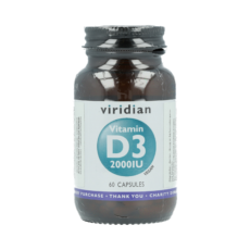 Viridian Vitamin D3 Vegan 2000 IU 50 mcg | 60 capsules