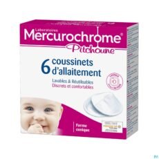 Mercurochrome Pitchoune Nursing Pads | 6 pieces