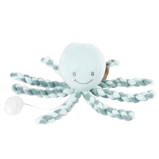 Nattou Lapidou Octopus Music Puller Copper Green-Mint | 1 piece