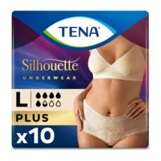 Tena Silhouette Plus High Waist Cream Large | 10 pieces