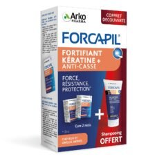 Forcapil Strengthening Keratin + | 2 x 60 capsules PROMO