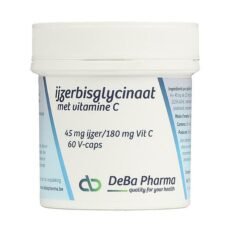 DeBa Pharma Iron Bisglycinate with Vitamin C | 60 capsules