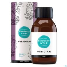 Viridian Organic Elderberry Extract + Vit C | 100 ml