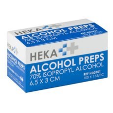 Heka Alcohol Preps 6.5 x 3 cm | 100 pieces