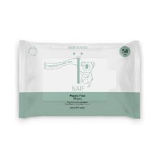 Naïf Baby & Kids Plastic Free Wipes | 54 pieces