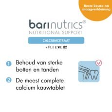 BariNutrics Calcium Citrate Peach-Mango | 90 chewable tablets