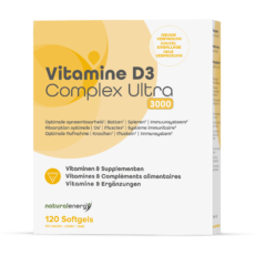 Natural Energy Vitamine D3 Complex Ultra 3000 | 120 capsules