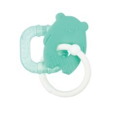 Nattou Silicone Cooling Teething Ring Green | 1 piece