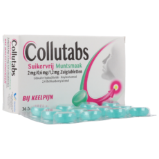 Collutabs Sugar-free Mint Flavor | 36 lozenges