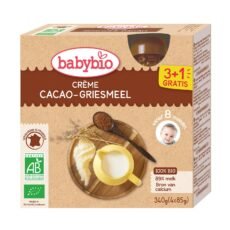 Babybio Cream Cocoa Freezer | 4 x 85 g