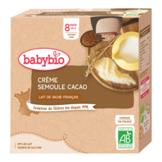 Babybio Cream Cocoa Freezer | 4 x 85 g
