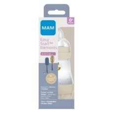 MAM Baby Bottle Easy Start Elements 160 ml Matt Linen | 1 piece
