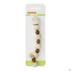Heimess Pacifier Chain Natural | 1 piece