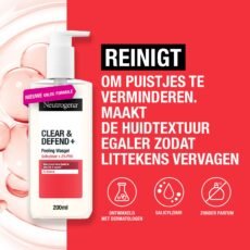 Neutrogena Clear & Defend+ Exfoliating Cleansing Gel | 200 ml