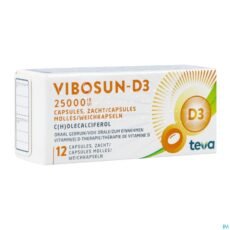 Teva Vibosun-D3 25000 IU | 12 capsules