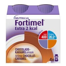 Fortimel Extra 2 kcal Chocolate Caramel | 4 x 200 ml