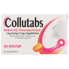 Collutabs Sugar-free Orange Flavor | 36 lozenges