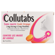 Collutabs Sugar-free Orange Flavor | 36 lozenges