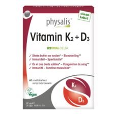 Physalis Vitamin K2 + D3 | 60 melting tablets