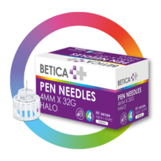 Betica Pen Needles Halo 4 mm x 32G | 100 pieces
