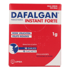 Dafalgan Instant Forte 1g Red Fruit | 10 sachets
