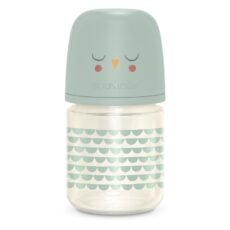 Suavinex Bonhomia Suction Bottle Glass 120 ml +0M Green | 1 piece