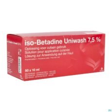 Iso-Betadine Uniwash 7,5% | 50 x 10 ml
