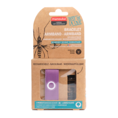Manouka Bracelet Anti-Mosquito Purple | 1 piece