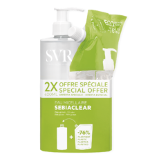 SVR Sebiaclear Micellar Water + Refill | 2 x 400 ml