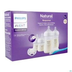 Avent Natural Response Gift Set Newborn 4 Bottles SCD838/11 | 1 piece