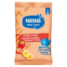 Nestlé Baby Snack Puffy Puffs Banana Strawberry | 28 g