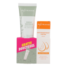 Axitrans Antiperspirant Feet + Sweat Defense Shower Gel | 30 + 100 ml PROMO