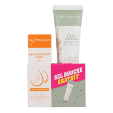 Axitrans Antiperspirant Feet + Sweat Defense Shower Gel | 30 + 100 ml PROMO