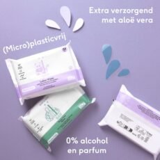Naïf Baby & Kids Plastic-Free Lotion Wipes | 3 x 54 pieces