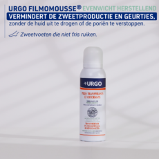 Urgo Perspiring and Uncomfortable Smelling Feet Balancing Foam Cream | 125 ml