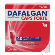 Dafalgan Caps Forte 1 g | 40 capsules