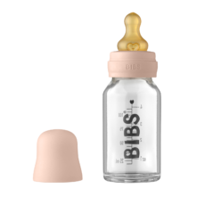 Bibs Baby Glass Bottle Complete Set 110 ml Blush | 1 piece