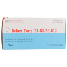 Befact Forte B1-B2-B6-B12 Unit-Dose | 100 tablets