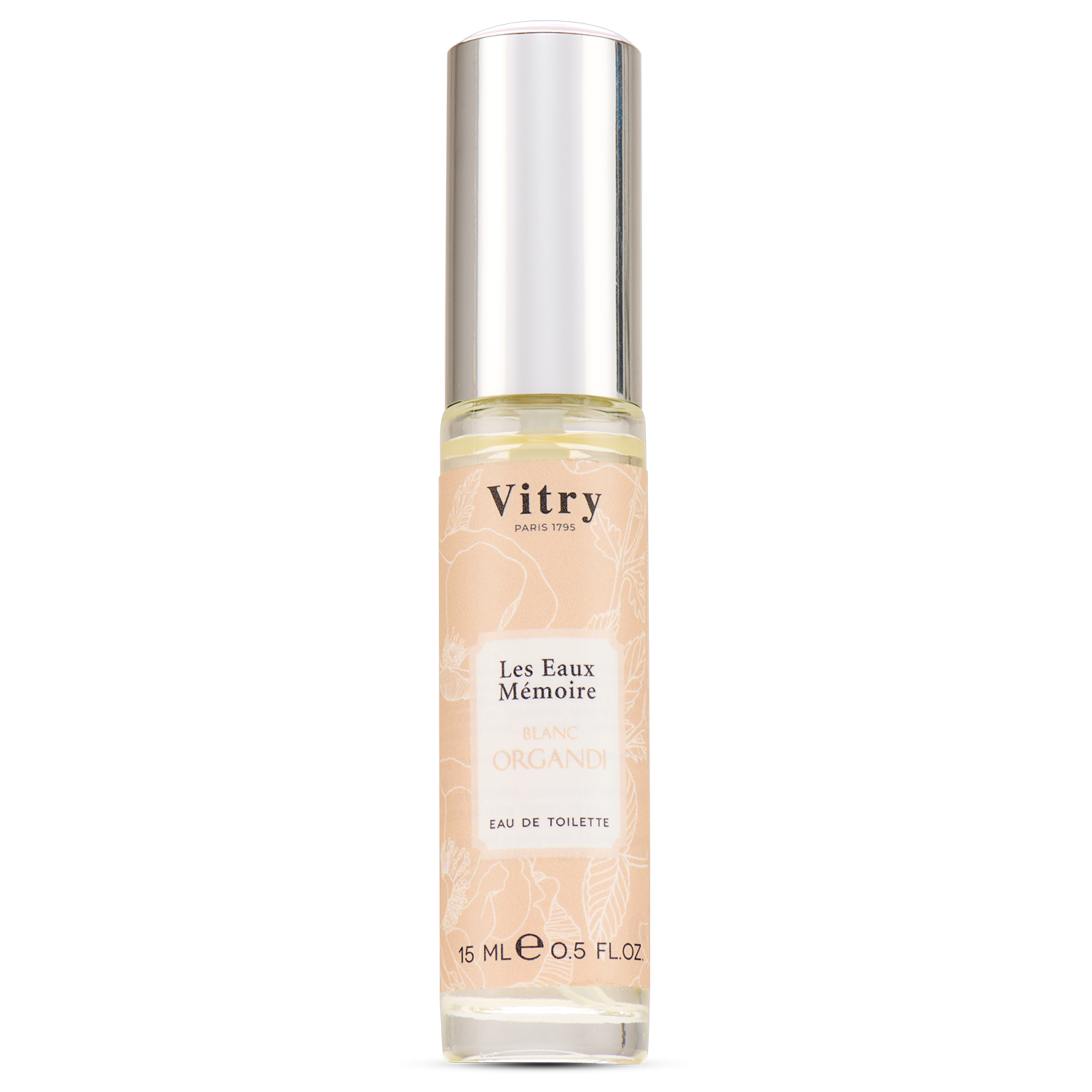 Vitry Les Eaux Mémoire Eau de Toilette Blanc Organdi | 15 ml