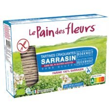 Le Pain des Fleurs Gluten Free Buckwheat Crispbread No Added Salt or Sugar | 300 g