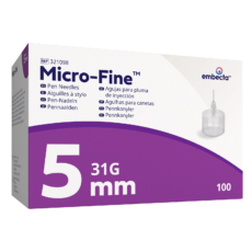 Embecta Micro-Fine Pen Needles 5 mm 31G | 100 pieces